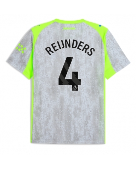 Manchester City Tijjani Reijnders #4 Maglia Gara Terza Repliche 2025-26 Maniche Corte